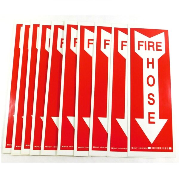 Brady 80244 Fire Hose Sign