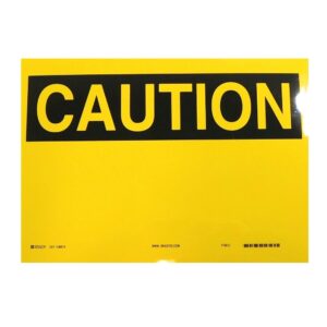 Brady 88919 Caution Sign