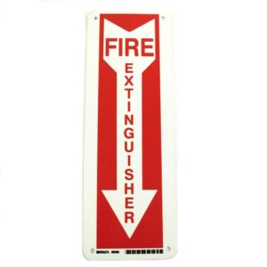 Brady 85460 Fire Extinguisher Sign