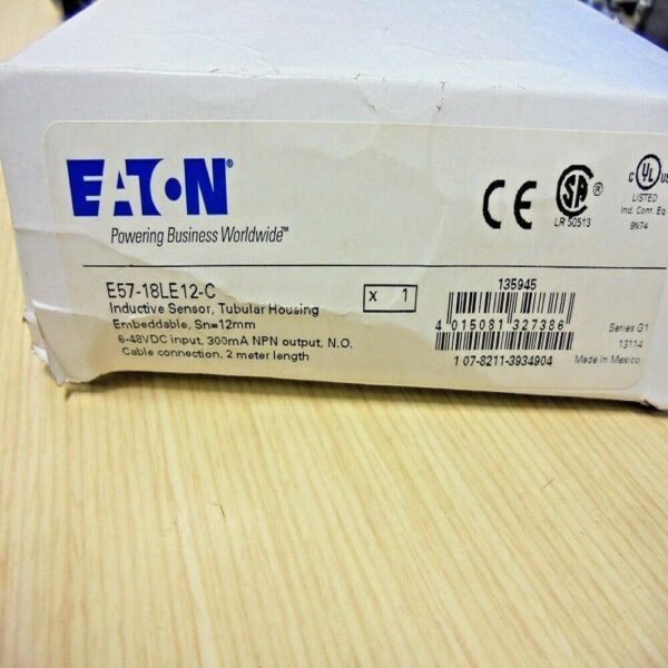 Eaton E57-18LE12-C1 18.0 mm Cylindrical Proximity Sensor