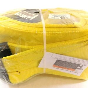 LIft-All RS1808NGX16 8" x 16' 12800 lb Yellow Recovery Strap
