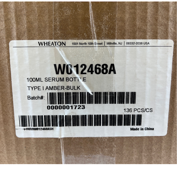 Wheaton W012468A Serum Bottle