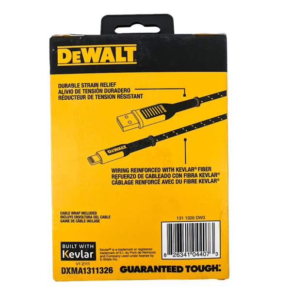 DeWALT DXMA1311326 Lightning Cable