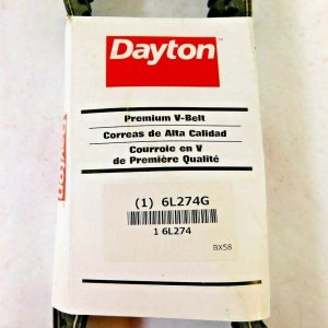 Dayton 6L274 Cogged V-Belt