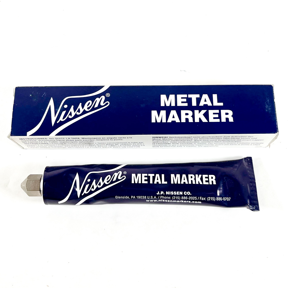 Nissen NIS00200 Permanent Ballpoint Metal Markers - Dan's Discount Tools