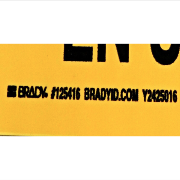 Brady 125416 Safety Sign