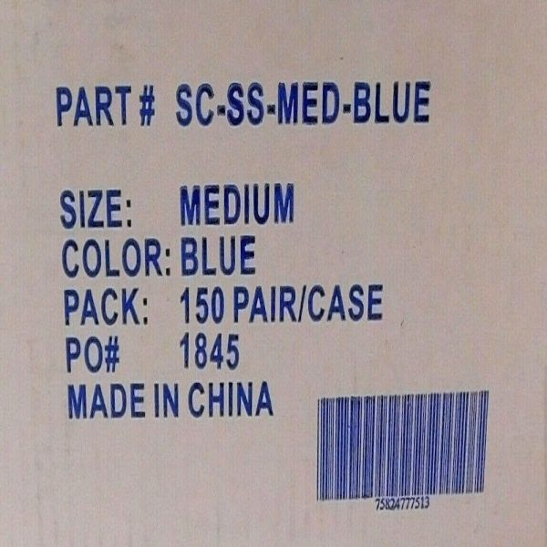 Pro-Safe SC-SS-MED-BLUE Shoe Cover