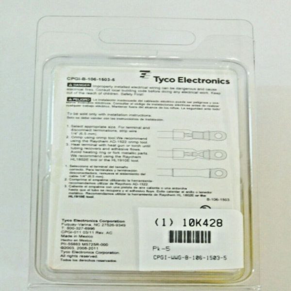 Tyco CPGI-B-106-1503-5 Terminals