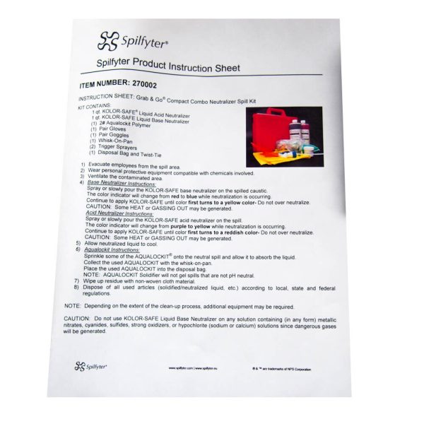 Spilfyter 270002 Spill Kit