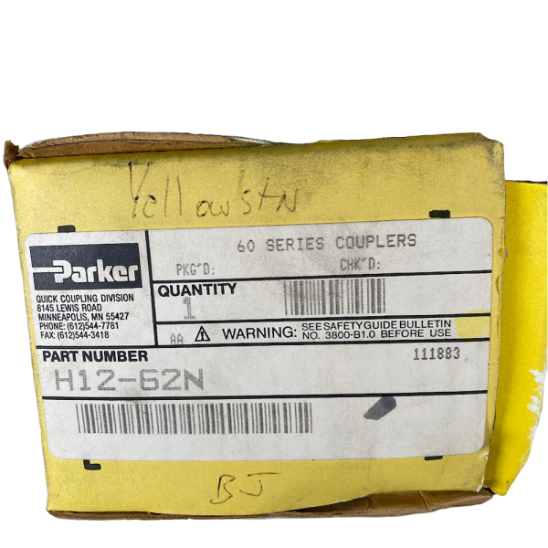 Parker H12-62N Coupler