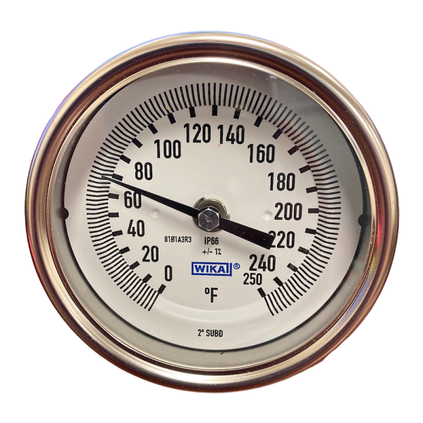 Wika TG53 3" Bimetal Thermometer