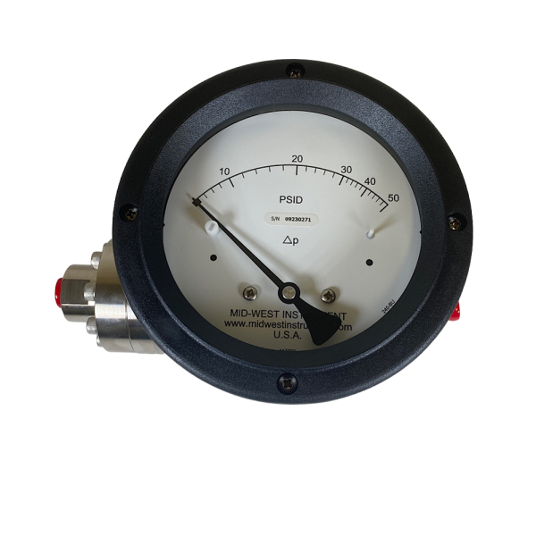 Mid-West Instrument 240-SC-02-O(AAA)-50H Pressure Gage