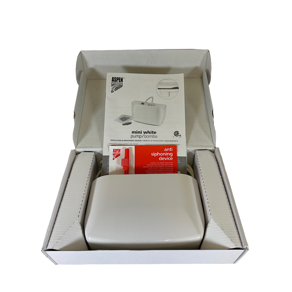 Aspen 83939 100250V Plastic Mini White Pump Kit Dan