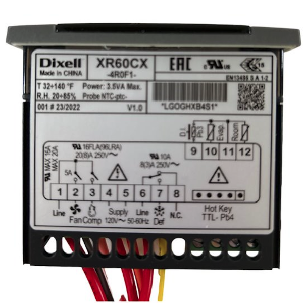 Dixell XR60CX-4R0F1 Temp Controller