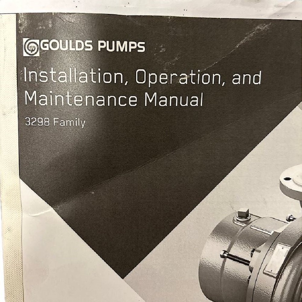 Goulds 3298 2 x 310 250°F 1500 GPM 375 PSIG Chemical Process Pump
