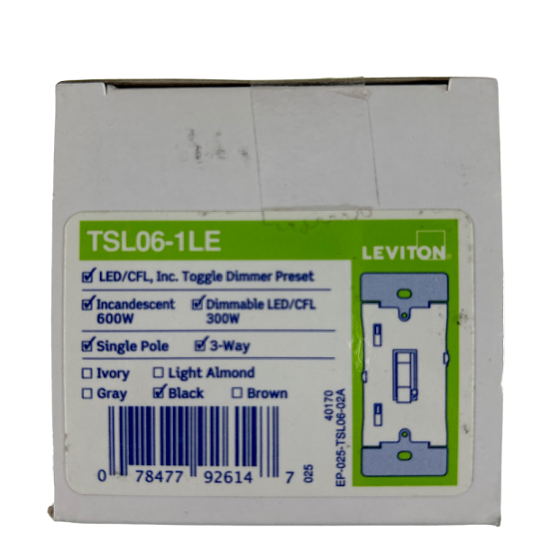 Leviton TSL06-1LE Lighting Dimmer