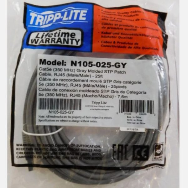Tripp Lite N105-025-GY Patch Cable
